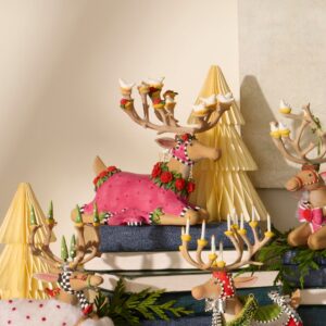 Patience Brewster Dash Away Sitting Reindeer – Dash Away, Donna