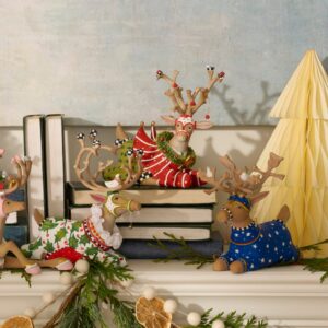 Patience Brewster Dash Away Sitting Reindeer – Dash Away, Prancer