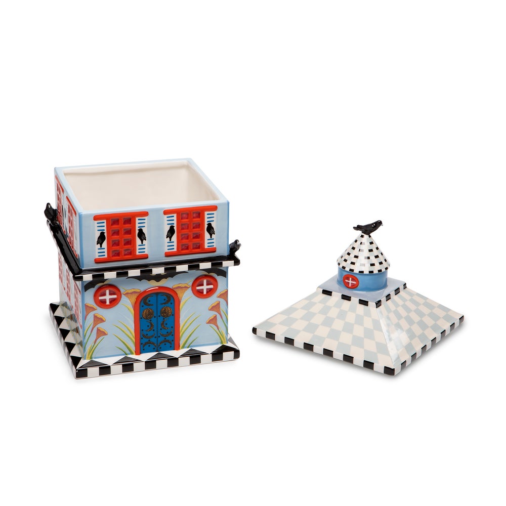 Patience Brewster Spooky House Cookie Jar - Thumbnail 4