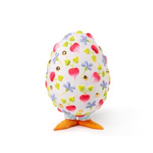 Patience Brewster Egg – White With Radishes