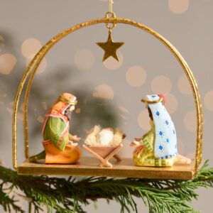 Patience Brewster Nativity Ornament – Nativity, Holy Family