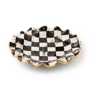 Courtly Check Fluted Ceramic Dinnerware