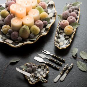 Courtly Check Ceramic Hors d’Oeuvre Tray