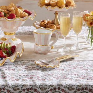 Rosy Check Ceramic Spoon Rest