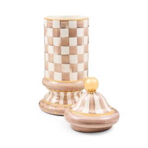 Mocha Check Ceramic Canister – Mocha Check, Column