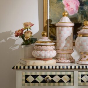 Rosy Check Ceramic Canister – Rosy Check, Groovy