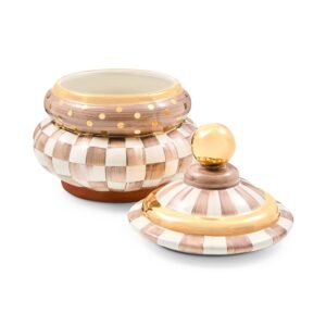 Mocha Check Ceramic Canister – Mocha Check, Groovy