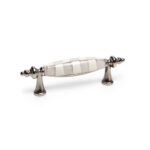 Sterling Check Nickel Drawer Pull