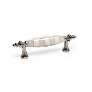 Sterling Check Nickel Drawer Pull