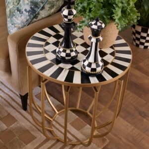 Courtly Basket Accent Table