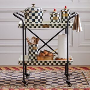 Check Tiered Kitchen Cart – Courtly Check, 2-Tier