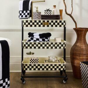 Check Tiered Kitchen Cart – Courtly Check, 3-Tier