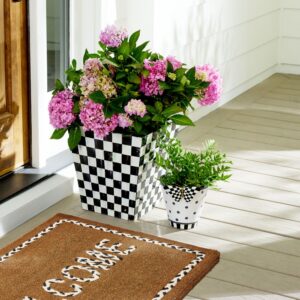 Courtly Check Butterfly Planter