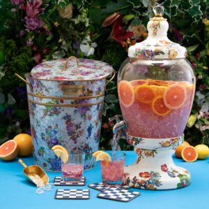 Flower Market Galvanized Container with Scoop