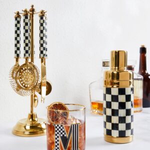 Gold Courtly Check 3260 Barware – Courtly Check, Bar Set