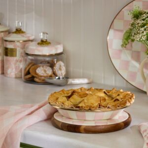 Emerald Check Small Scoop – Rosy Check