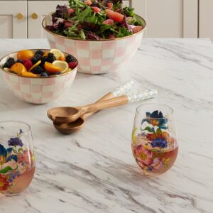 Sterling Check Wood Salad Servers – Sterling Check