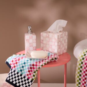 Rosy Check Capiz Bath Collection – Rosy Check, Soap Dish