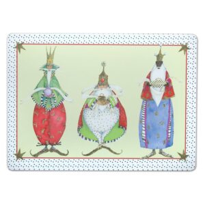 Patience Brewster Three Kings Cork Back Placemats – Set of 4