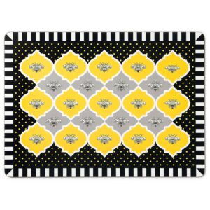 Queen Bee Cork Back Placemats – Set of 4