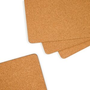 Mocha Check Cork Back Placemats, Set of 4 – Sterling Check
