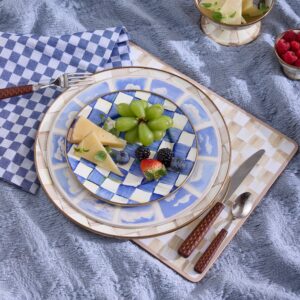 Mocha Check Cork Back Placemats, Set of 4 – Mocha Check