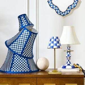 Check Lamp Shade – Royal Check, Medium