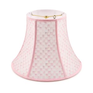 Check Lamp Shade – Rosy Check, Medium