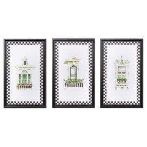 Window Wall Art, Set of 3