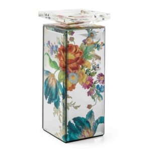 Flower Market Reflections Tall Candle Holder