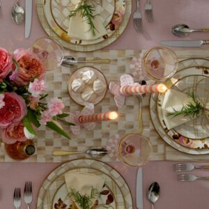 Butterfly Candle Holders, Set of 2 – Rosy Check, Short