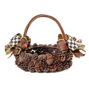 Natural Pinecone Basket