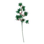 Granny Kitsch Green Tinsel Stem