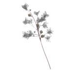 Glam Up Silver Tinsel Stem