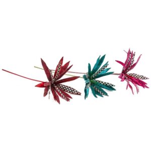 Granny Kitsch Firework Flower Stems, Set of 3