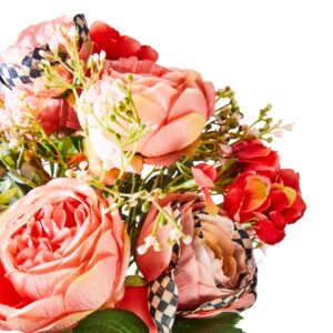 Peach Ranunculus & Rose Bouquet