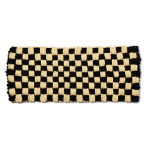 Woven Check Entrance Mat