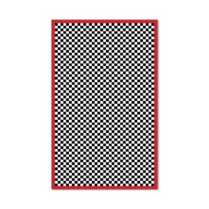 Check It Out Rug – 5′ x 8′ – Red