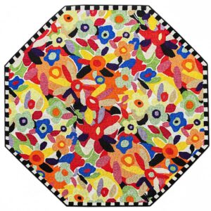 Avant Garden Indoor/Outdoor Rug – 6′ Octagon