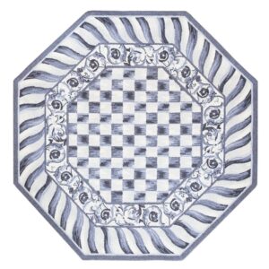 Sterling Check 6′ Octagon Rug