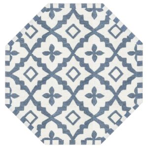 Quattro Rug – 6′ Octagon – Sterling