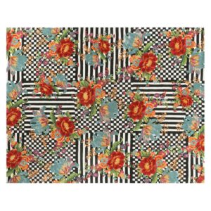 Courtly Flower Market Rug – Courtly Flower Market, 8′ x 10′