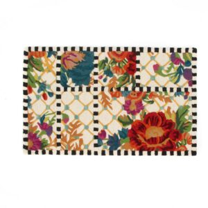 Flower Market Trellis Rug – Ivory – 2’3″ x 3’9″