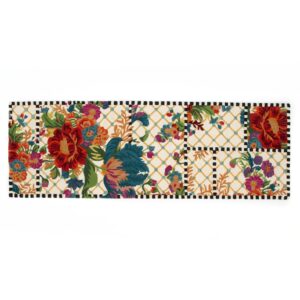 Flower Market Trellis Rug – Ivory – 2’8″ x 8′ Runner