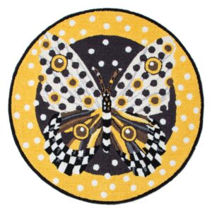 Spot On Butterfly Rug – 3′ Round