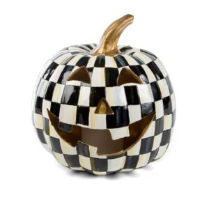 Courtly Check Illuminated Jack O’ Lantern
