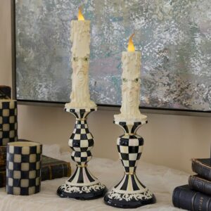 Haunted House Spooky Illuminated Candles, Set of 2