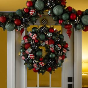 Check It Out Illuminated 26″ Wreath
