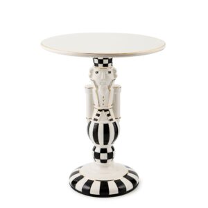 Courtly Noel Nutcracker Pedestal Platter