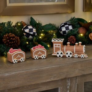 Gingerbread Ceramic Train